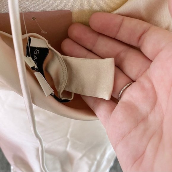 Anthropologie | BHLDN Sachin & Babi Winter Slip Midi Dress Gold Champagne New 10 - Picture 11 of 14